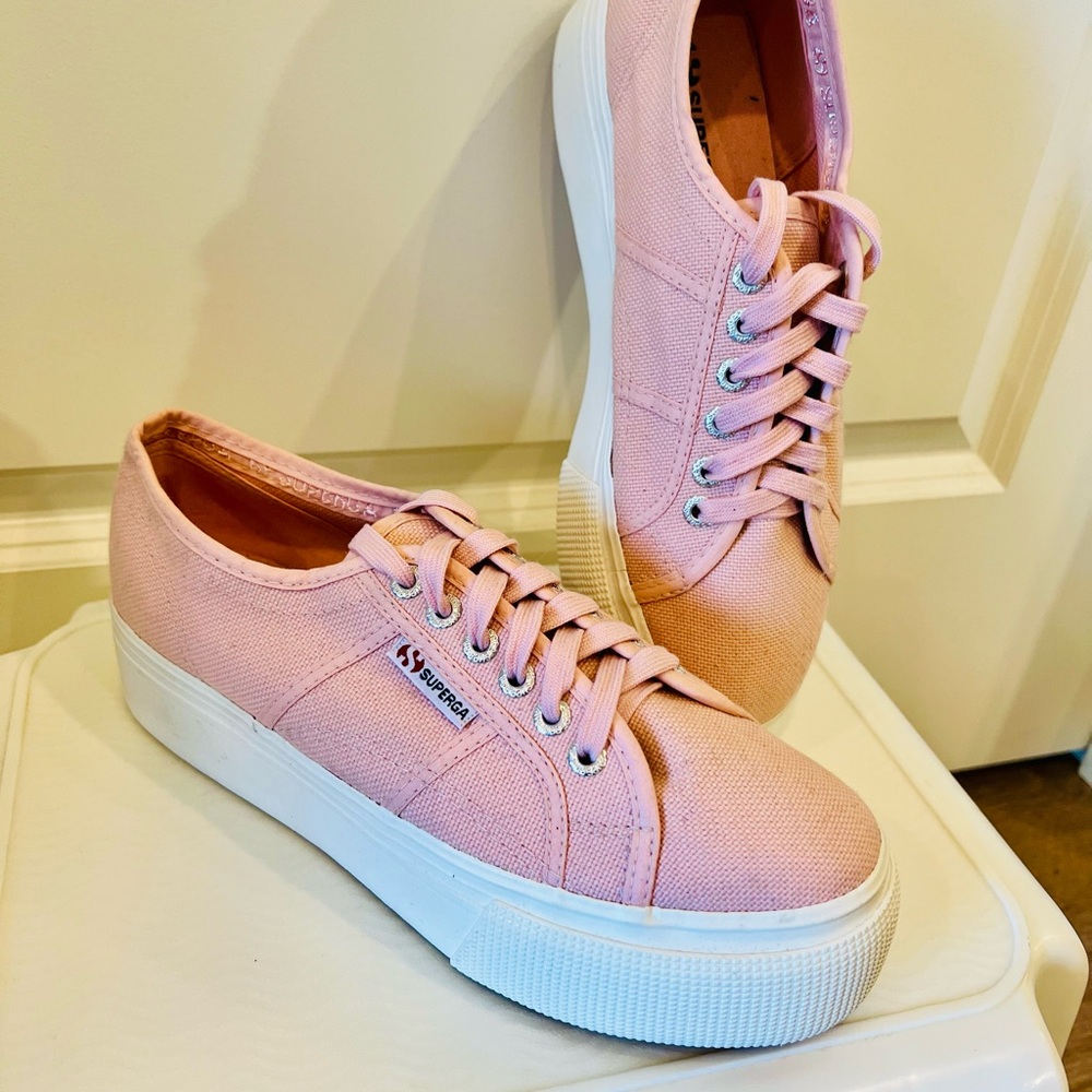 New Superga Platform Sneakers - Pink - EU 39 1/2